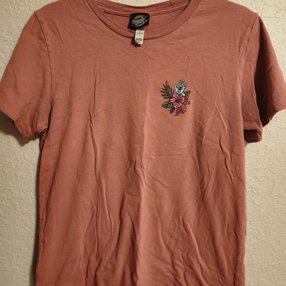 Santa Cruz Skateboards Pink T-Shirt